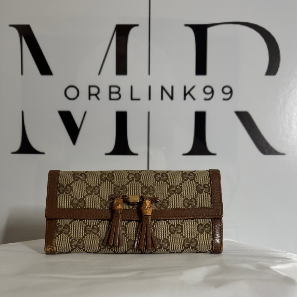 Gucci Woman, Wallet, Authentic Long Brown Color